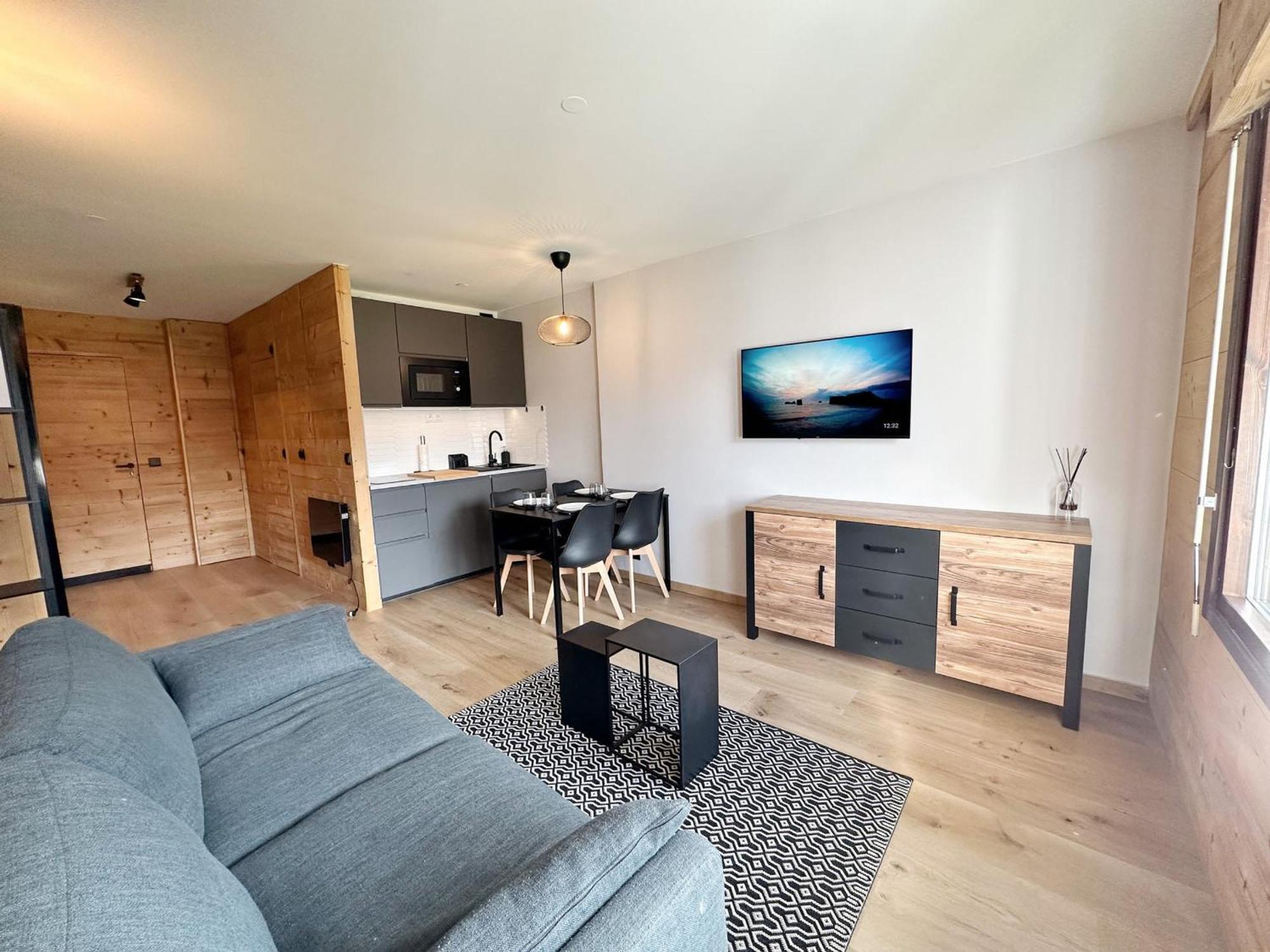 Studio Moderne Avec Parking Prive Pres Du Centre - Fr-1-624-71 Samoëns Zewnętrze zdjęcie